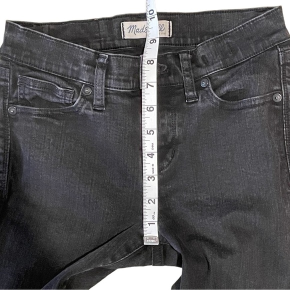 Madewell Skinny Skinny Faded Black Jeans - Sz 26 - Picture 11 of 13